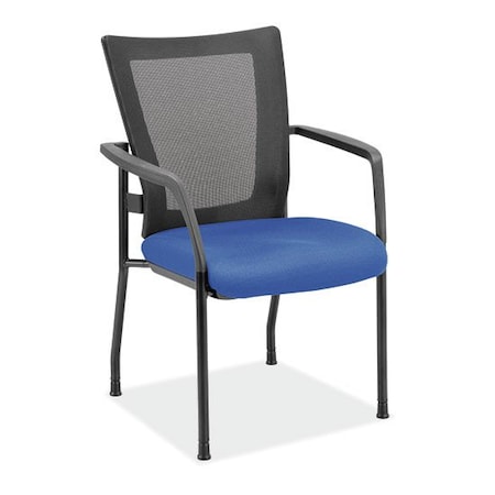 Officesource CoolMesh Collection Mesh Back Stacking Chair OSSN6913FBL
